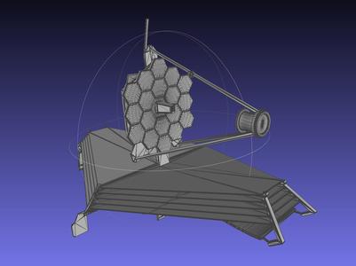 James Webb Space Telescope JWST Basic Model