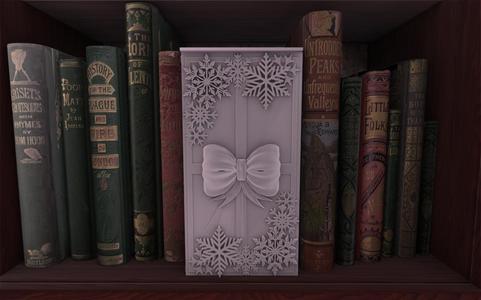 Christmas booknook