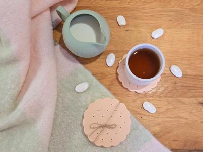 Round Biscuit Cup Mat