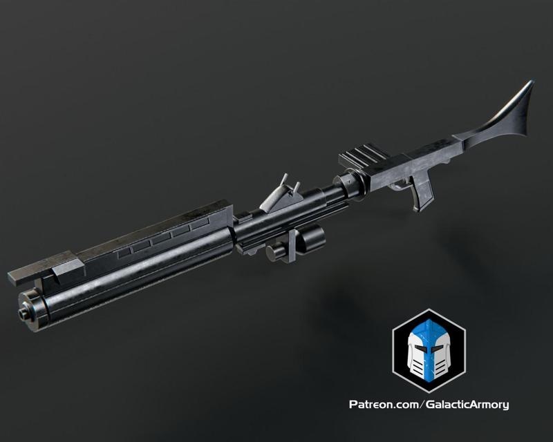 Animated DC-15 A Blaster Rifle - 3D Print Files