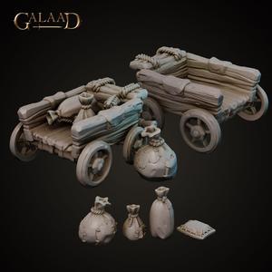 Charriot and Bags