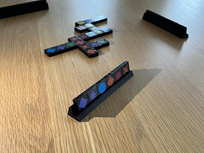 Qwirkle: Travel Edition stands | Game tile holder | Board Game Accessory