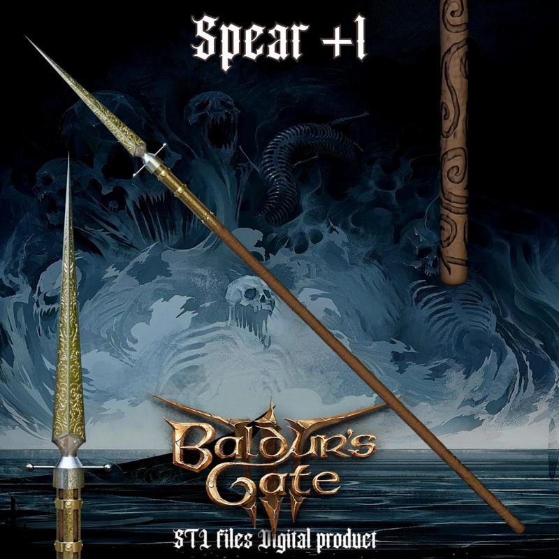FANTASY SPEAR +1 BALDURS GATE 3