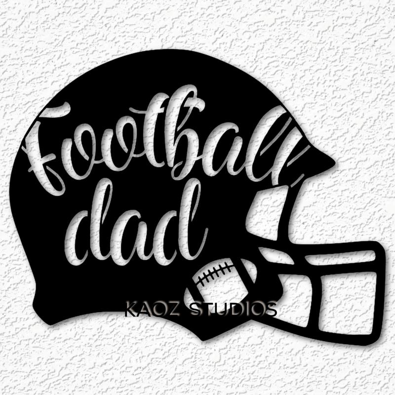 football helmet dad wall art fathers day wall decor
