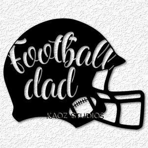 football helmet dad wall art fathers day wall decor