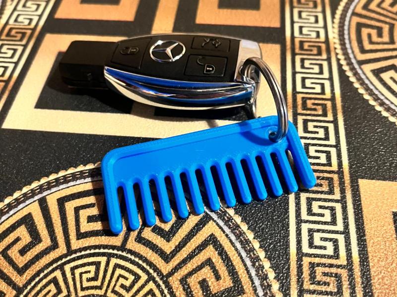 funny keychain mini comb