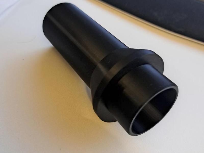 Glue-in repair flange for boat RV black water tank