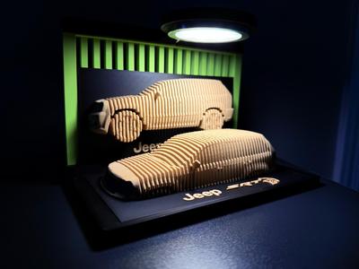 Jeep Grand Cherokee SRT (WK1) Layered Car model!