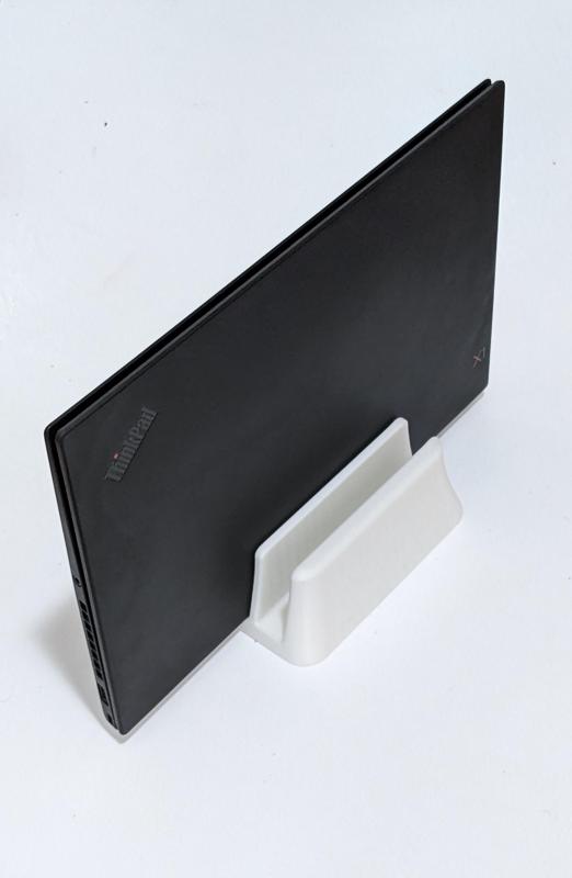 Minimalist Vertical Laptop Stand - DUAL SLOT VERSION (2x 18mm)