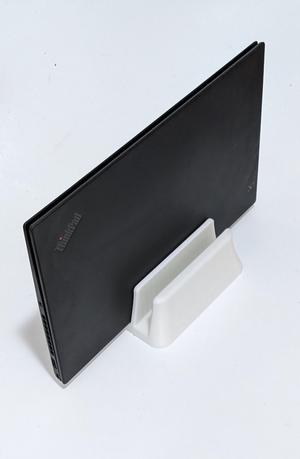 Minimalist Vertical Laptop Stand - DUAL SLOT VERSION (2x 18mm)