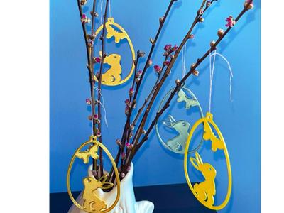 Easter Eggs Bunny Design for a Bouquet