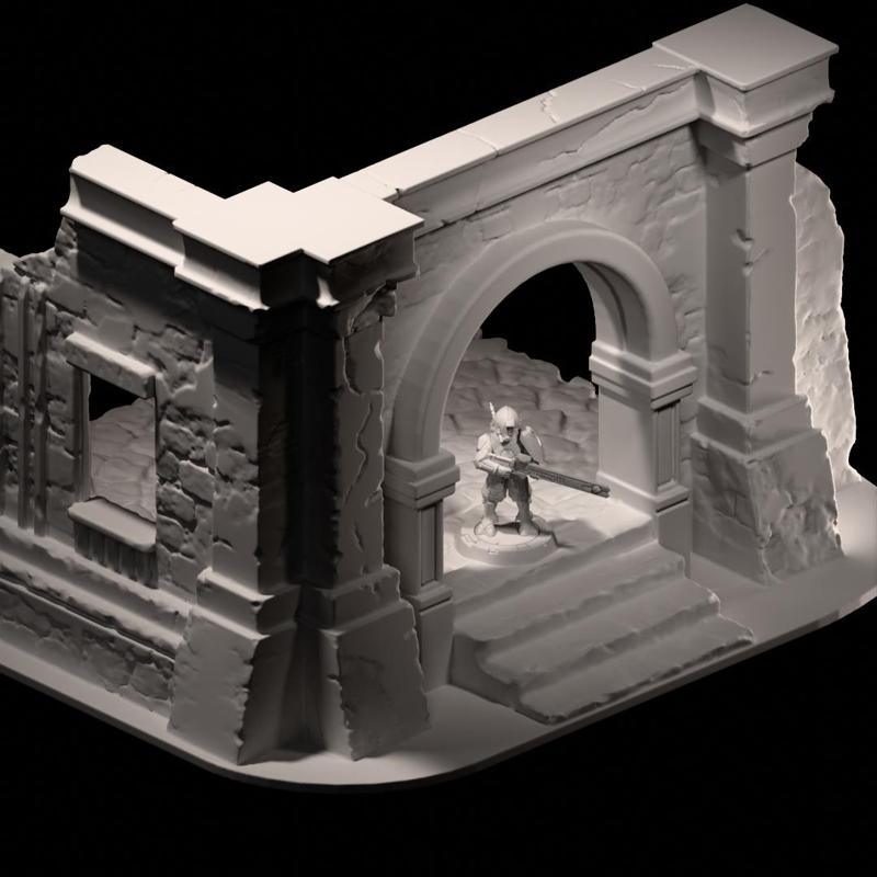 Gothic ruins for tabletop gaming