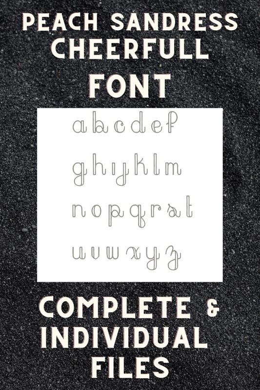 Peach Sandress Cheerful font