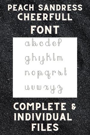 Peach Sandress Cheerful font