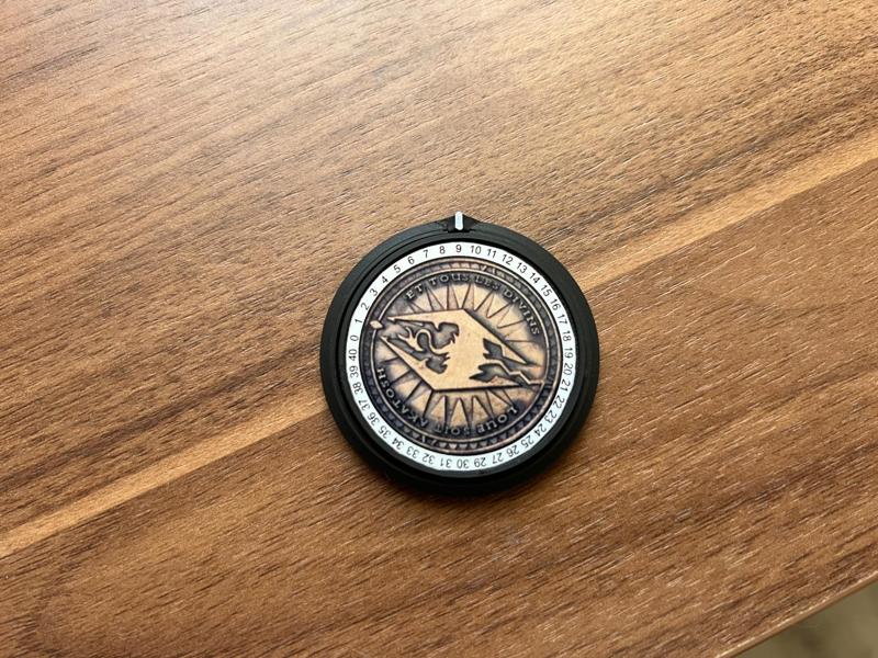 Customizable Circular Game Counter
