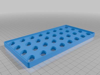 Oval Lip Balm Fill Tray (19mm x 11.75mm)