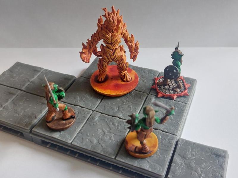 D&D Terrain Set - OpenLock Tiles Rough Rocky Tile