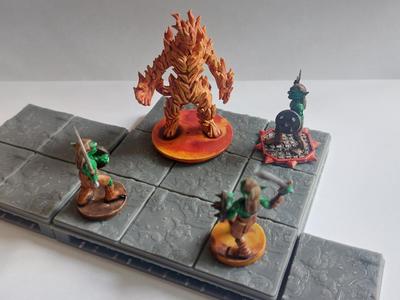 D&D Terrain Set - OpenLock Tiles Rough Rocky Tile