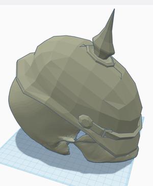 German soldier skull