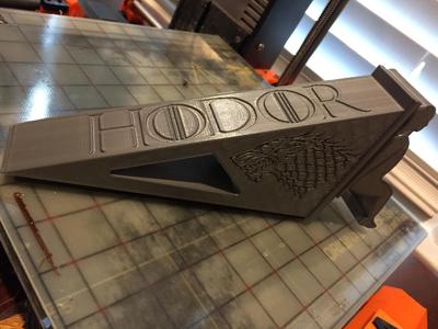 HODOR Door Stop FONT UPGRADED