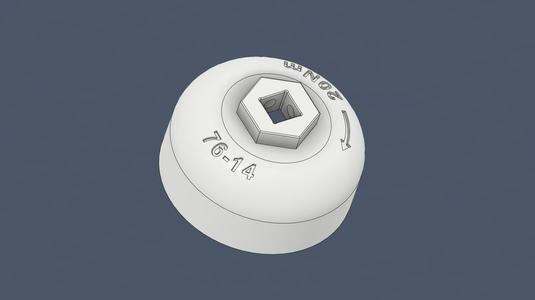 Universal Oil filter Tool - 76mm