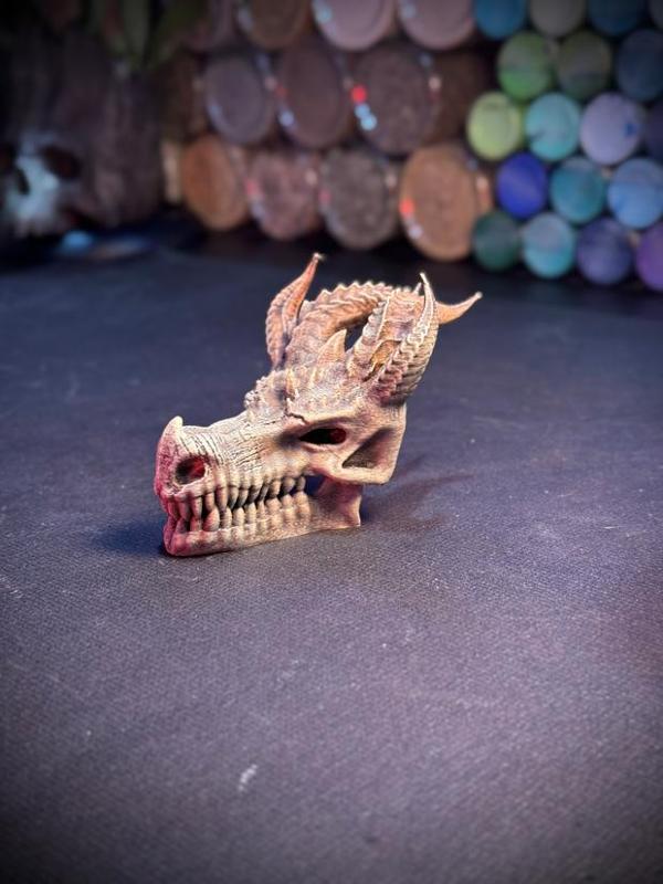 The dragon skull