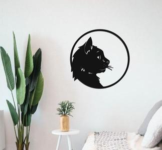 Cat Wall Decoration Round