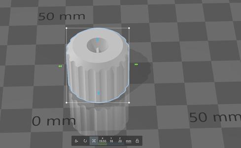 Potentiometer knob