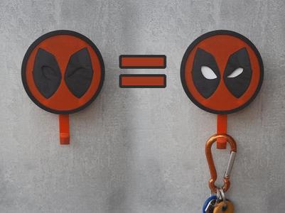 Interactive wall key holder - Deadpool 