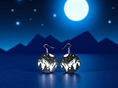 Enchanted night earrings