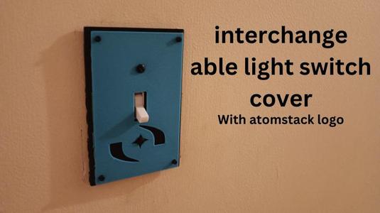 interchange able light switch cover