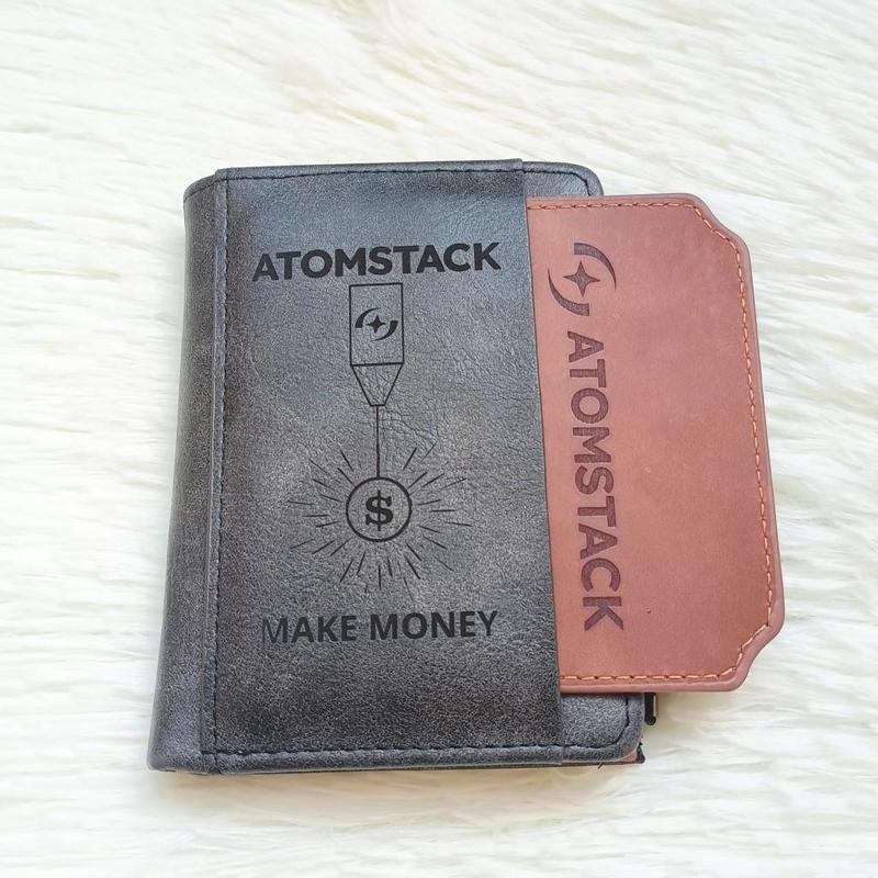 AtomStack Wallet and AtomStack A24 Ultra Keychain