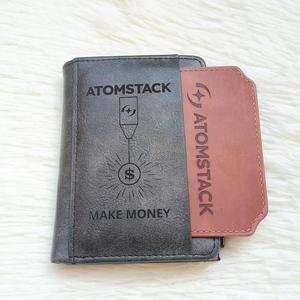 AtomStack Wallet and AtomStack A24 Ultra Keychain