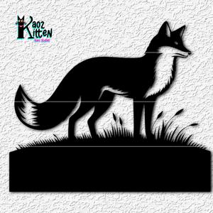 Grassland Fox wall art woodland decor