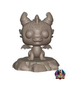Cute Funko Dragon With Base