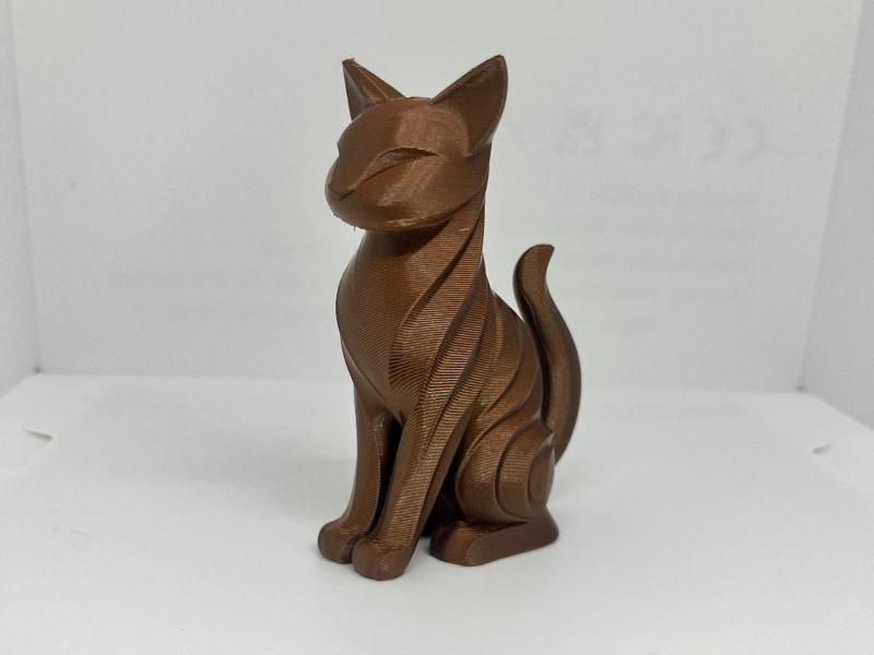 Cat decor spiral design