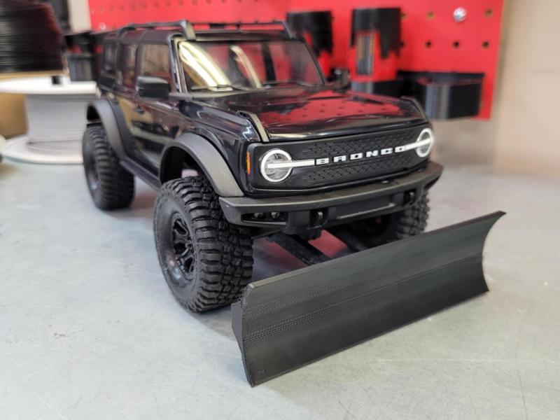 Traxxas TRX4M Snow plow - Quick attachment