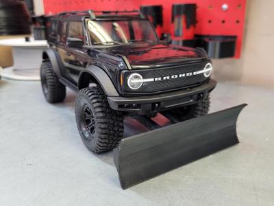 Traxxas TRX4M Snow plow - Quick attachment