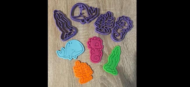 Ocean cookie cutters