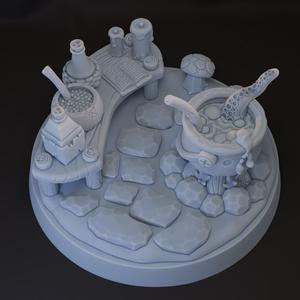 alchemist cooking station