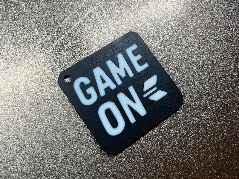 GAME ON Keychain