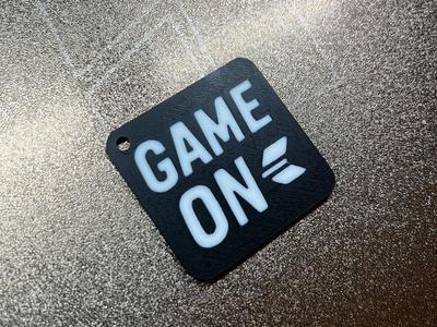 GAME ON Keychain