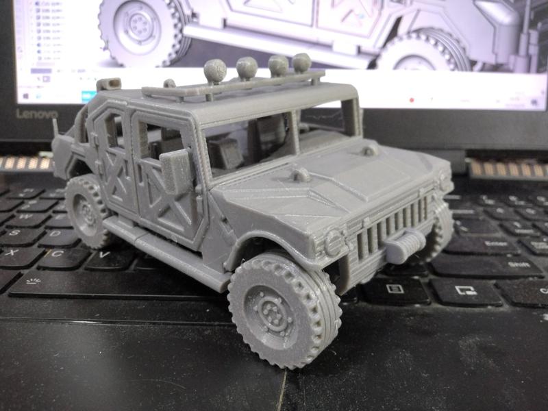 Assembled Hummer Wheel Articulated