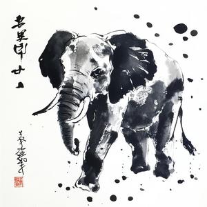 Elephant painting ( Hueforge) 