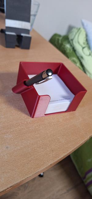 Notepad box / Krabička na poznámkový bloček