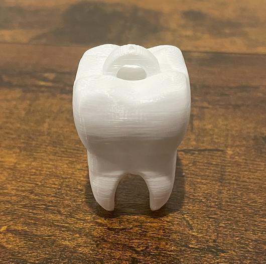 Tooth keychain (scaleable)