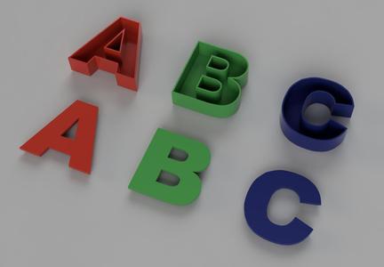 A to Z letter boxes