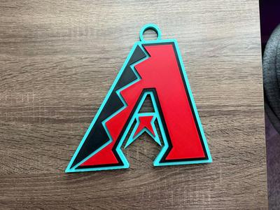 Arizona Diamondbacks Oversized Necklace, Pendant