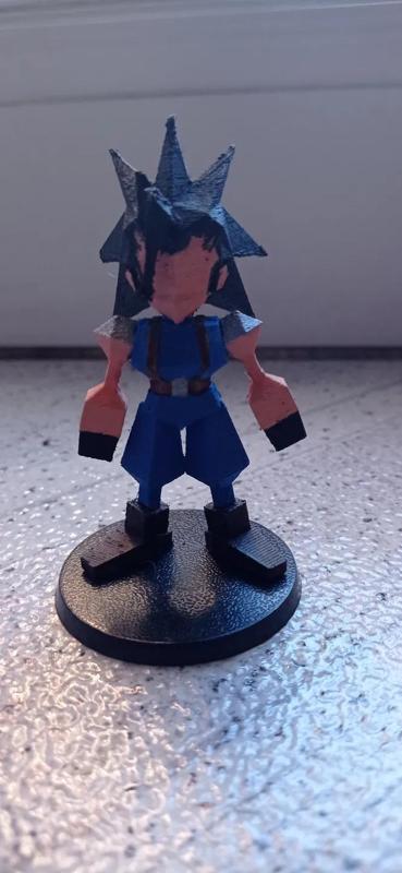 Zack Fair - Low poly