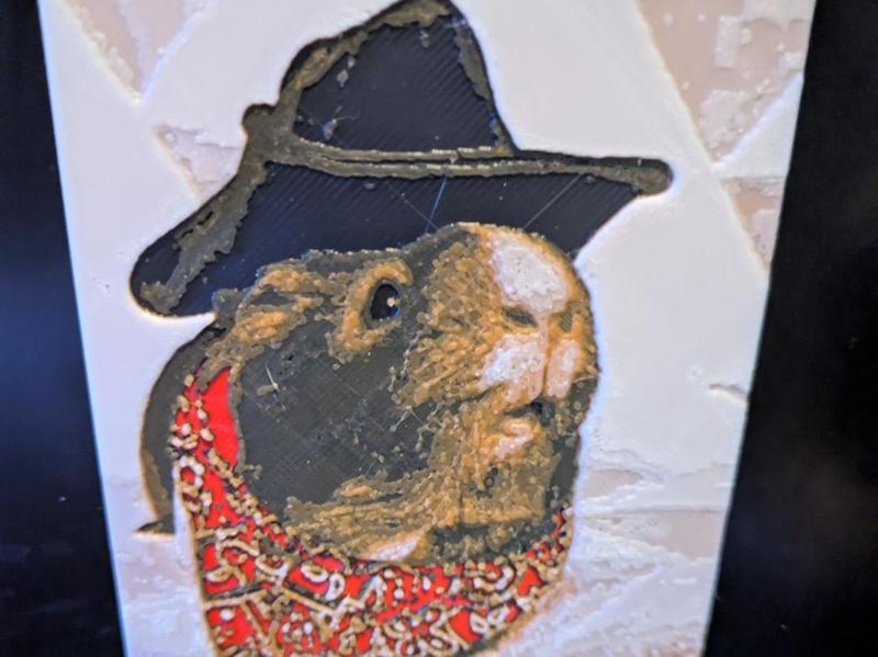 Cowboy Guinea Pig Fridge Magnet